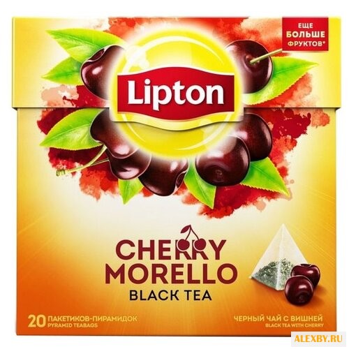 Чай черный Lipton Cherry