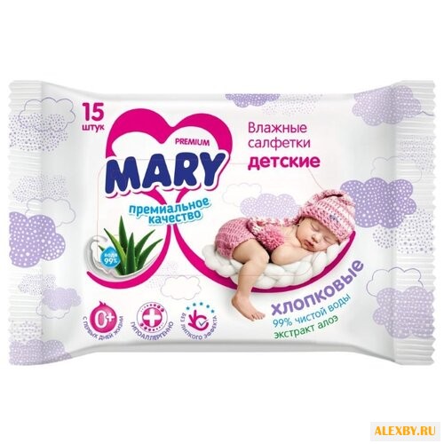 Влажные салфетки Mary с