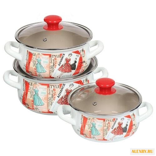 Набор кастрюль КМЗ Мода-Экстра