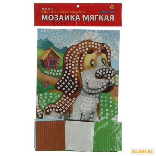 Рыжий кот Мозаика мягкая Собачка
