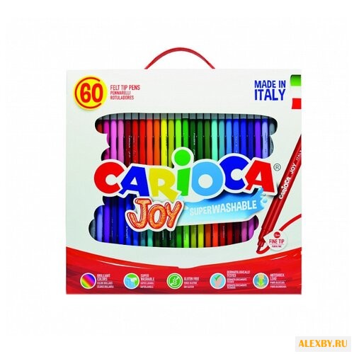 Carioca Фломастеры Joy 60 шт.