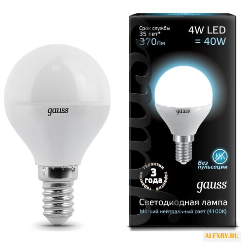 Лампа светодиодная gauss LED