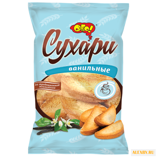 Сухари ОГО! ванильные 250 г