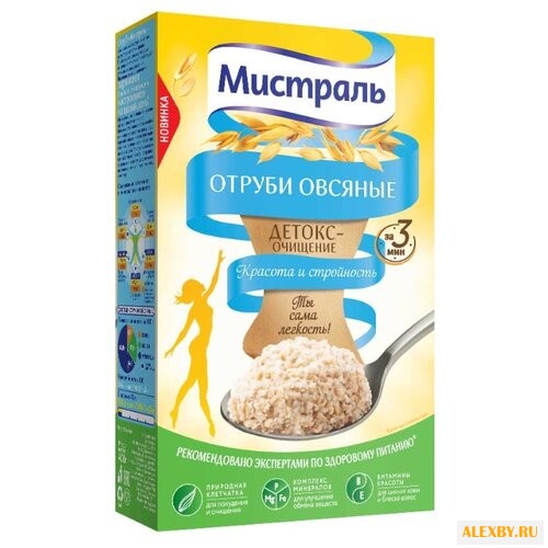 Отруби Мистраль овсяные 400 г