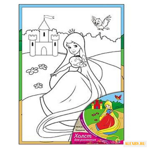 Рыжий кот Картина по контурам