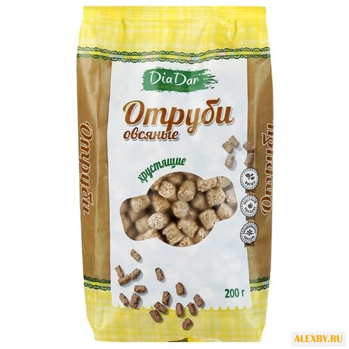 Отруби ДИАДАР хрустящие овсяные
