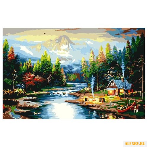 Рыжий кот Картина по номерам