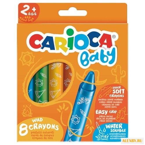 Carioca Восковые карандаши Baby