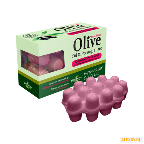 Мыло HerbOlive массажное для