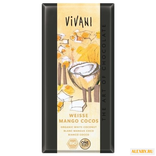 Шоколад Vivani белый с манго и