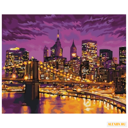 Мосфа Картина по номерам Огни