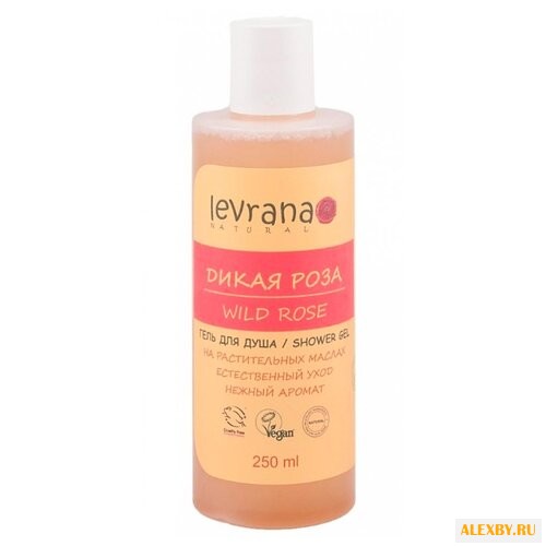 Гель для душа Levrana Дикая роза