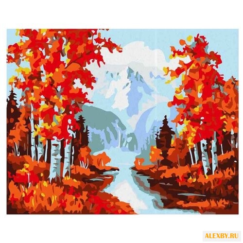 Рыжий кот Картина по номерам