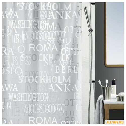 Штора Spirella Cities 180x200