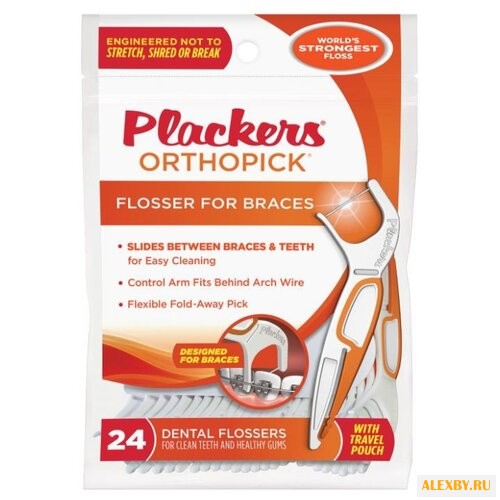 Plackers Orthopick флоссер для