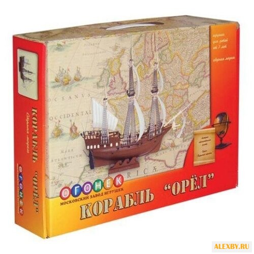 Сборная модель ОГОНЁК Парусный