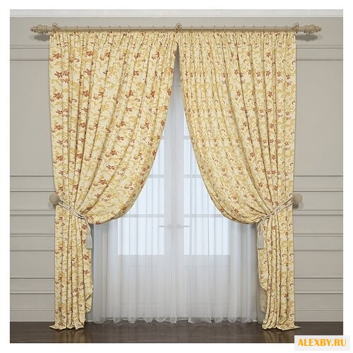 Фотошторы Сирень Классика на