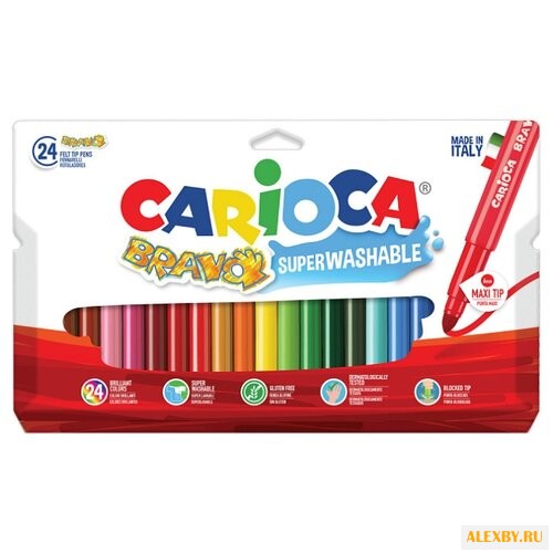 Carioca Фломастеры Bravo 24 шт.