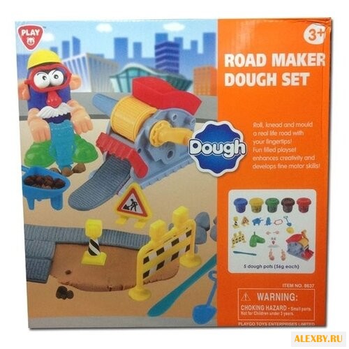 Пластилин PlayGo Дорожные