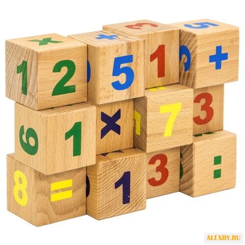Кубики Alatoys Цифры КБЦ1200