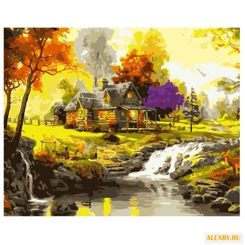 Рыжий кот Картина по номерам