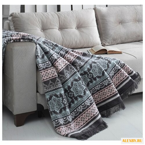 Плед KARNA хлопок DAMASK 3059 1