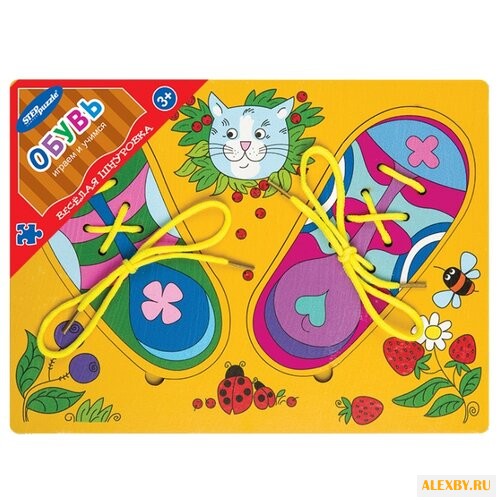 Шнуровка Step puzzle Веселая