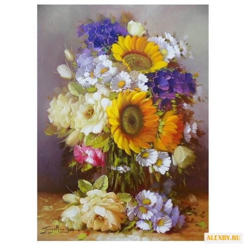 Рыжий кот Картина по номерам