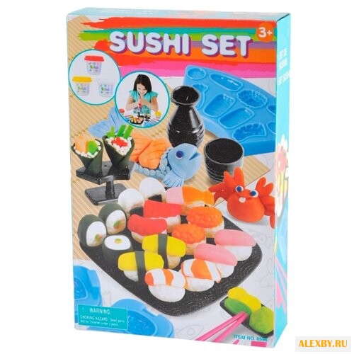 Пластилин PlayGo Суши и роллы