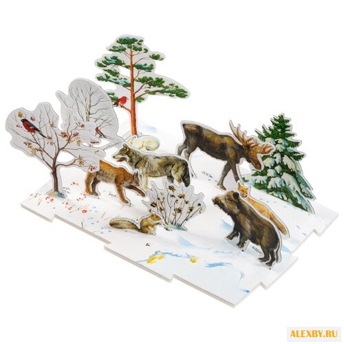 Пазл Умная Бумага Зима в лесу