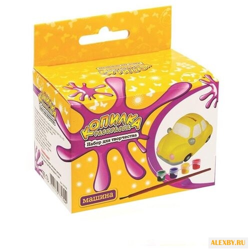 Копилка-раскраска Машинка DIY018