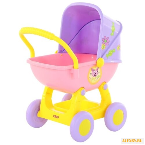 Коляска-люлька Полесье Три кота