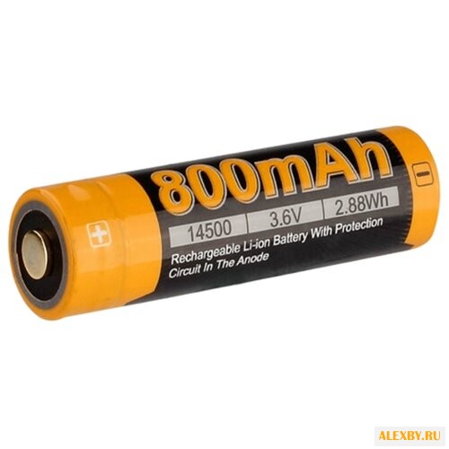 Аккумулятор AA Li-Ion 800 мА·ч
