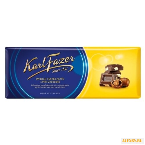 Шоколад Karl Fazer молочный с
