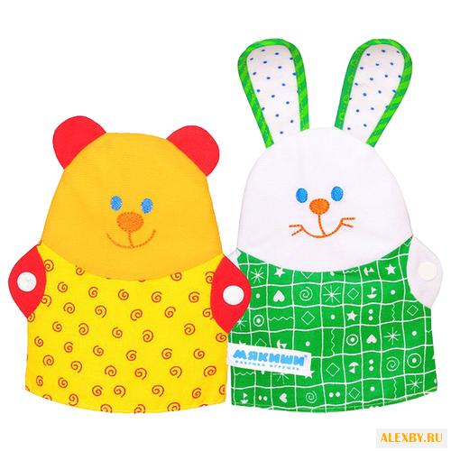 Мякиши Игрушка на руку Зайка и