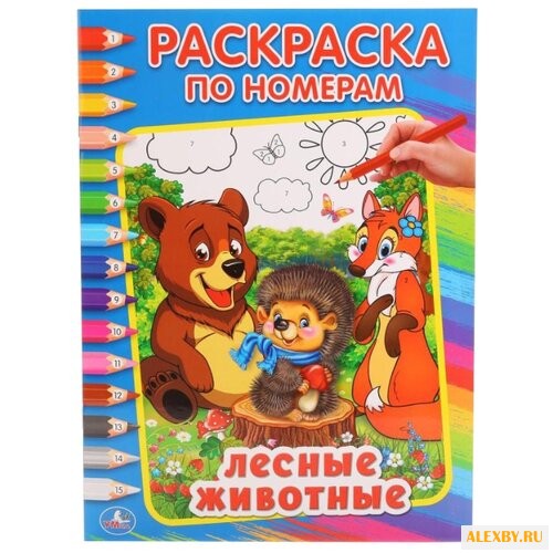 Умка Раскраска по номерам.