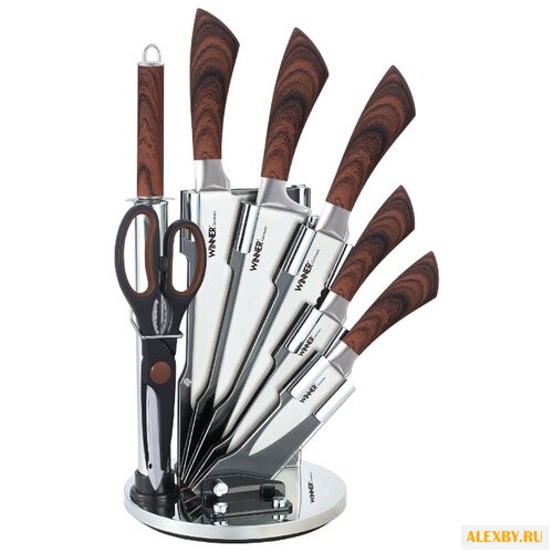 Набор Winner 5 ножей ножницы