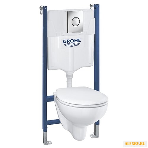 Унитаз с инсталляцией Grohe
