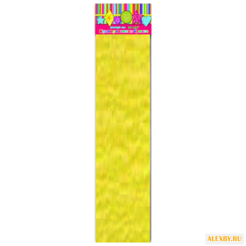 Цветная бумага крепированная