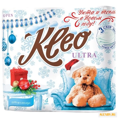 Туалетная бумага Kleo Ultra