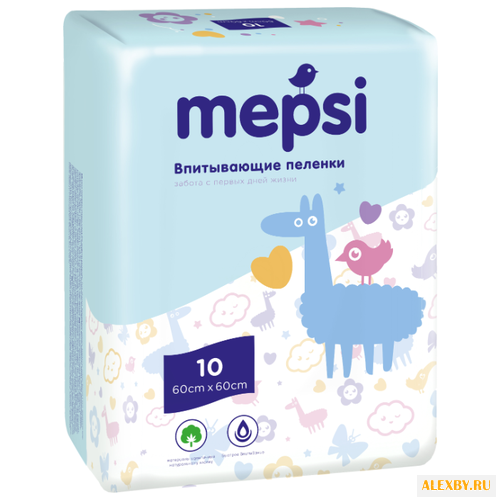 Одноразовые пеленки Mepsi 60х60