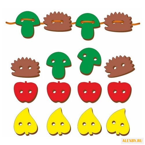 Шнуровка Woodland Ассорти 017305