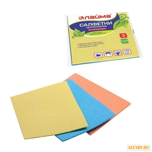 Салфетка целлюлозная губчатая