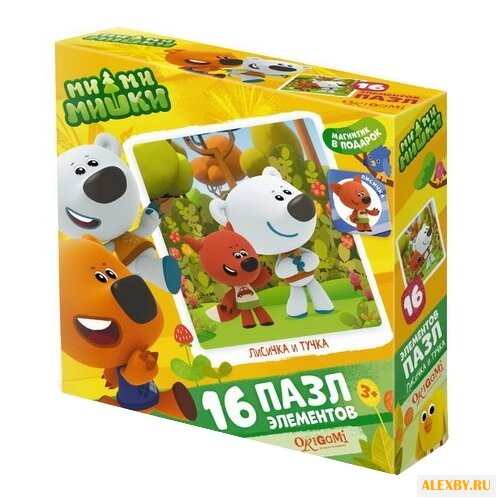 Пазл Origami Мимимишки Лисичка