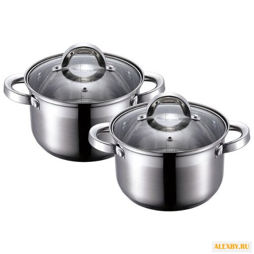 Набор кастрюль Wellberg