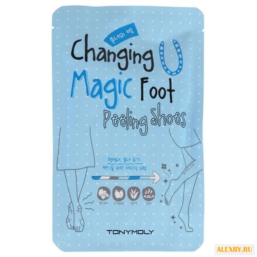 TONY MOLY Носочки для пилинга