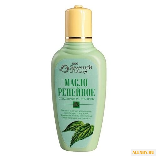 Зеленый доктор Масло репейное с