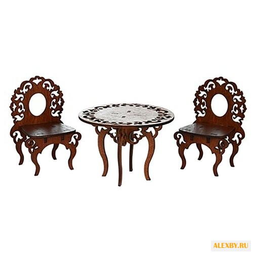 ЯиГрушка Стол и два стула Одним