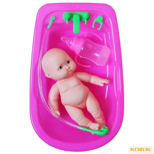 Пупс Anna De Wailly с ванночкой