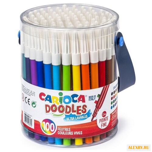 Carioca Фломастеры Doodles 100